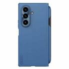For Samsung Galaxy Z Fold7 5G NILLKIN Frosted Fold PC + TPU MagSafe Magnetic Phone Case with Stylus(Blue) - 2