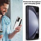 For Samsung Galaxy Z Fold7 Full Coverage Fold Double Buckle PU Phone Case with Pen Slots(White) - 3