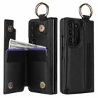 For Samsung Galaxy Z Fold7 Litchi Texture Double Buckle Leather Phone Case with Pen Slot(Black) - 2