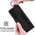 For Samsung Galaxy Z Fold7 Litchi Texture Double Buckle Leather Phone Case with Pen Slot(Black) - 3
