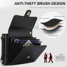For Samsung Galaxy Z Flip7 5G Solid Color Backpack Wallet Card Slot RFID PU Phone Case(Black) - 3