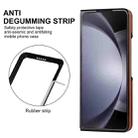 For Samsung Galaxy Z Fold7 5G Rhombic Fold Leather Phone Case(Brown) - 3