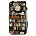 For Honor X70 5G Crystal Texture Colored Drawing Leather Phone Case(Bookshelf) - 3