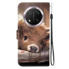 For Honor X9c Crystal Texture Colored Drawing Leather Phone Case(Calf) - 3