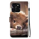 For Honor X6a Crystal Texture Colored Drawing Leather Phone Case(Calf) - 3