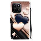 For Honor Play 60 Plus / 200 Smart / Play9T 5G Crystal Texture Colored Drawing Leather Phone Case(Love Heart) - 3