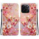 For Honor Play 60 Plus / 200 Smart / Play9T 5G Crystal Texture Colored Drawing Leather Phone Case(Lantern Butterflies) - 1