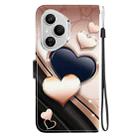 For Honor 400 Pro Global 160.8mm Crystal Texture Colored Drawing Leather Phone Case(Love Heart) - 3