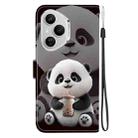 For Honor 400 Pro Global 160.8mm Crystal Texture Colored Drawing Leather Phone Case(Milk Tea Bear) - 3