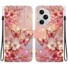 For Honor 400 Pro Global 160.8mm Crystal Texture Colored Drawing Leather Phone Case(Lantern Butterflies) - 1