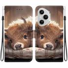 For Honor 400 Pro Global 160.8mm Crystal Texture Colored Drawing Leather Phone Case(Calf) - 1