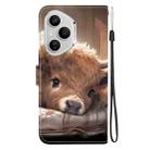 For Honor 400 Pro Global 160.8mm Crystal Texture Colored Drawing Leather Phone Case(Calf) - 3