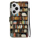 For Honor 400 Pro Global 160.8mm Crystal Texture Colored Drawing Leather Phone Case(Bookshelf) - 3