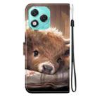 For Honor 400 Lite Global Crystal Texture Colored Drawing Leather Phone Case(Calf) - 3