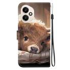 For Honor 400 Global 156.5mm Crystal Texture Colored Drawing Leather Phone Case(Calf) - 3
