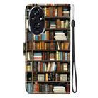 For Honor 200 Crystal Texture Colored Drawing Leather Phone Case(Bookshelf) - 3