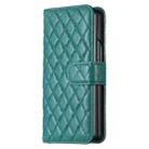 For Samsung Galaxy Z Fold7 Diamond Lattice Wallet Flip Leather Phone Case(Green) - 2