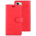 For iPhone 12 mini GOOSPERY MANSOOR Crazy Horse Texture Horizontal Flip Leather Case with Holder & Card Slots & Wallet(Red) - 1