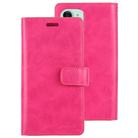 For iPhone 12 mini GOOSPERY MANSOOR Crazy Horse Texture Horizontal Flip Leather Case with Holder & Card Slots & Wallet(Rose Red) - 1