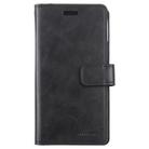 For iPhone 12 mini GOOSPERY MANSOOR Crazy Horse Texture Horizontal Flip Leather Case with Holder & Card Slots & Wallet(Black) - 2