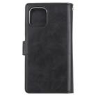 For iPhone 12 mini GOOSPERY MANSOOR Crazy Horse Texture Horizontal Flip Leather Case with Holder & Card Slots & Wallet(Black) - 3