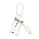 hoco UA41A Crystal 100Mbps 8 Pin to RJ45 Ethernet Adapter(Apricot) - 2
