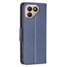 For Tecno Pova 7 Ultra 5G Lambskin Texture Pure Color Flip Leather Phone Case(Blue) - 3