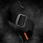 For Google Pixel Watch 3 45mm xDfind Elastic Nylon Watch Band(Black) - 3