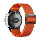 For Google Pixel Watch / Watch2 / Watch3 41mm xDfind Elastic Nylon Watch Band(Orange) - 2
