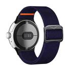 For Google Pixel Watch / Watch2 / Watch3 41mm xDfind Elastic Nylon Watch Band(Dark Blue) - 2