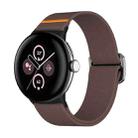 For Google Pixel Watch / Watch2 / Watch3 41mm xDfind Elastic Nylon Watch Band(Smoke Purple) - 1