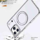 For iPhone 17 Pro Max kalebol MagSafe Metal Ring Holder Phone Case(Transparent) - 3