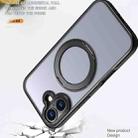 For iPhone 17 kalebol MagSafe Metal Ring Holder Phone Case(Black) - 3