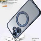 For iPhone 17 kalebol MagSafe Metal Ring Holder Phone Case(Blue) - 3