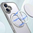 For iPhone 17 kalebol MagSafe Metal Ring Holder Phone Case(Titanium Gray) - 2