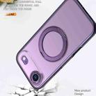 For iPhone 17 Air kalebol MagSafe Metal Ring Holder Phone Case(Dark Purple) - 3
