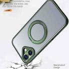 For iPhone 16 Plus kalebol MagSafe Metal Ring Holder Phone Case(Green) - 3