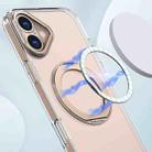 For iPhone 16 kalebol MagSafe Metal Ring Holder Phone Case(Desert Gold) - 2