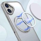 For iPhone 16 kalebol MagSafe Metal Ring Holder Phone Case(Titanium Gray) - 2