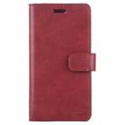 For iPhone 12 / 12 Pro GOOSPERY MANSOOR Crazy Horse Texture Horizontal Flip Leather Case with Holder & Card Slots & Wallet(Wine Red) - 2