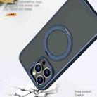 For iPhone 14 Pro Max kalebol MagSafe Metal Ring Holder Phone Case(Blue) - 3