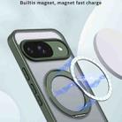 For Google Pixel 9 kalebol MagSafe Metal Ring Holder Phone Case(Green) - 2
