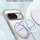 For Google Pixel 9 kalebol MagSafe Metal Ring Holder Phone Case(Titanium Gray) - 2