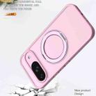 For Google Pixel 9 kalebol MagSafe Metal Ring Holder Phone Case(Pink) - 3