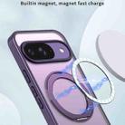 For Google Pixel 9 kalebol MagSafe Metal Ring Holder Phone Case(Dark Purple) - 2