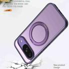 For Google Pixel 9 kalebol MagSafe Metal Ring Holder Phone Case(Dark Purple) - 3