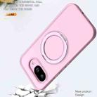 For Google Pixel 9a kalebol MagSafe Metal Ring Holder Phone Case(Pink) - 3