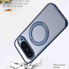 For Google Pixel 9 Pro kalebol MagSafe Metal Ring Holder Phone Case(Blue) - 3