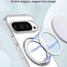 For Google Pixel 9 Pro kalebol MagSafe Metal Ring Holder Phone Case(Transparent) - 2
