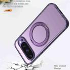 For Google Pixel 9 Pro XL kalebol MagSafe Metal Ring Holder Phone Case(Dark Purple) - 3